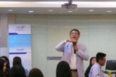 Mr Vincent Wong delivers a lively talk.