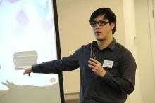 Experience sharing by a student member of PRPA, Mr Wilson Yip.