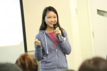 Experience sharing by a member of the PRPA Student Attachment Program, Ms Iris Leung.