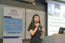 Ms Claudia Ip, Account Executive, Strategic Public Relations Group.