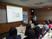 Mr KK Yuen shares with the participants on the topic of “Can Crisis be Managed?”.